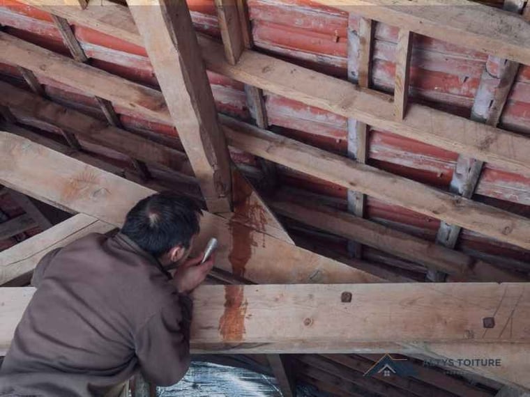 Recherche de fuite de toiture — chantier Altys Toiture Pessac à Pessac